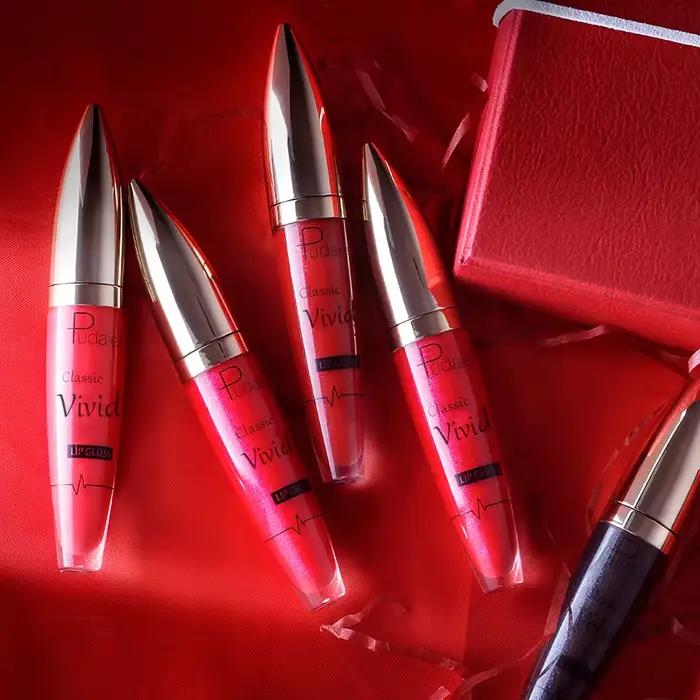 Rouge à lèvres liquide mat à brillant, 18 couleurs, brillant à lèvres brillant, diamant, imperméable, longue durée, perle, maquillage pour femmes
