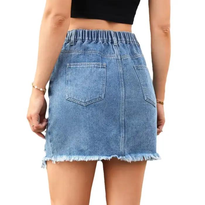 Jupe en jean tendance printemps-été 2026