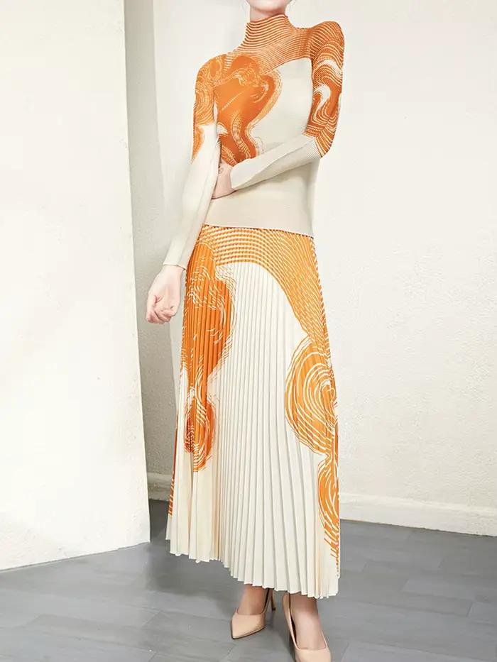 Costume plissé style Chanel