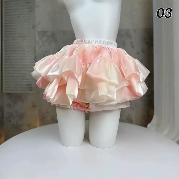 Jupes gâteau bouffantes en Satin pour femmes