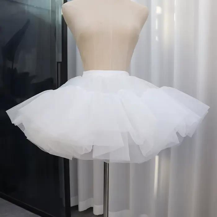 Jupe Tutu blanche bouffante en Tulle de 35cm