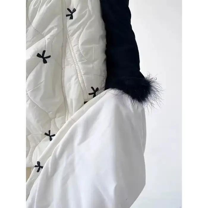 2025 hiver nouvelle jupe en duvet de coton