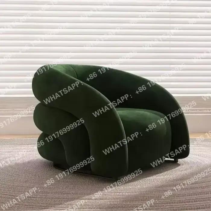Fauteuil à bascule moderne et léger pour salon, balcon, chaise de loisirs, meuble de maison