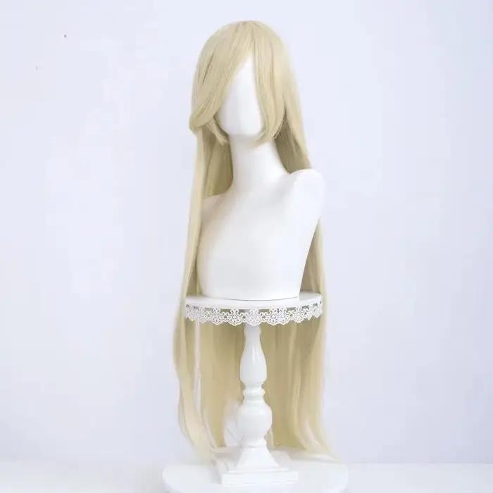 Perruque synthétique longue et lisse multicolore avec frange pour femmes, cheveux résistants à la chaleur, usage quotidien pour Cosplay Lolita