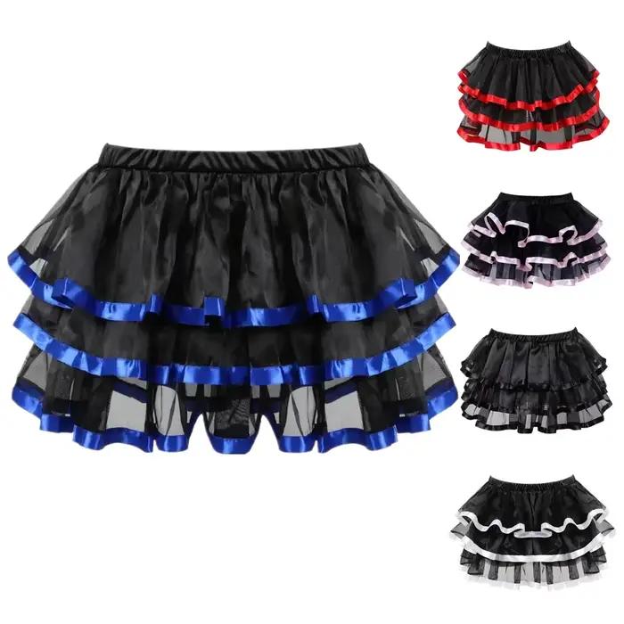 Jupe Tutu Sexy pour Femmes Style Lolita Gothique Vintage Polyvalente Occasions Spéciales