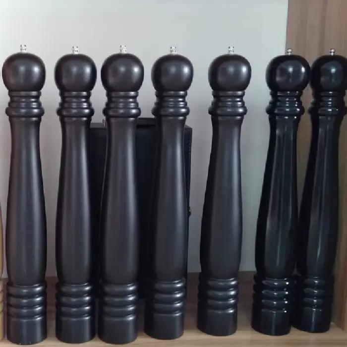 Moulin à poivre géant en bois de chêne de 20 pouces, broyeur à poivre traditionnel de 50cm de Long, grand moulin à poivre Extra Large et énorme pour sel et poivre, Restaurant