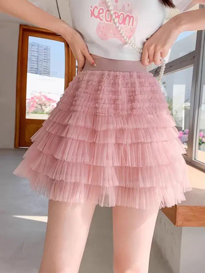 Jupes en Tulle superposées pour femmes