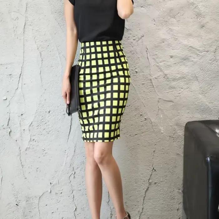 Mode d'été grande taille jupe femme
