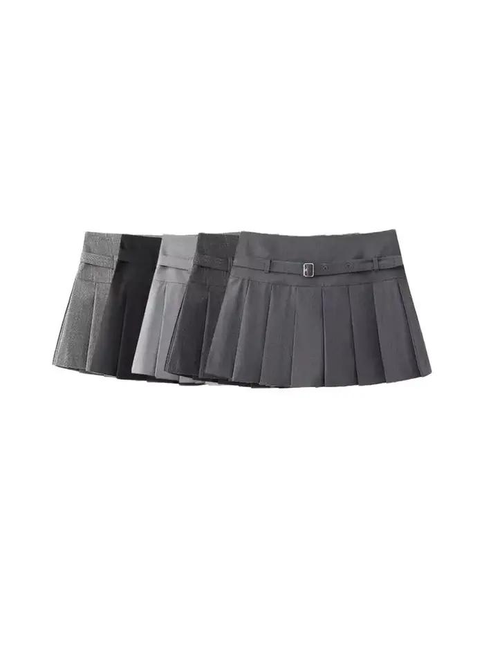 Jupes courtes plissées pour femmes