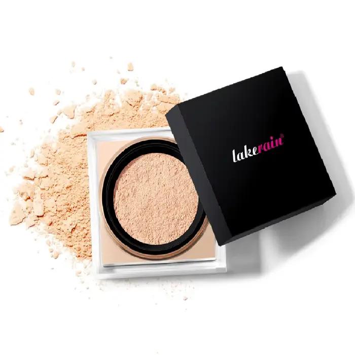 Poudre de cuisson et de réglage ample imperméable, longue durée, contrôle de l'huile, poudre de réglage mate, éclaircissante naturelle, cosmétiques pour le visage