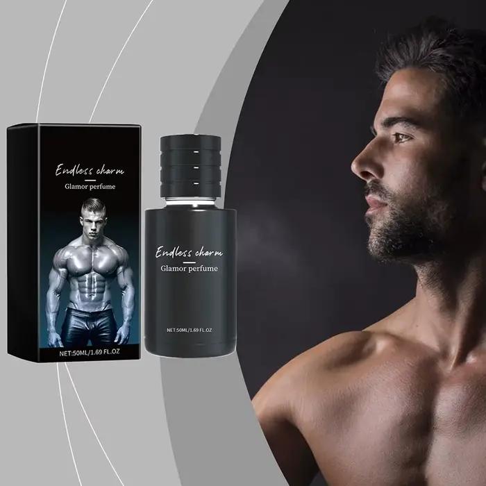 Parfum aux phéromones pour homme, longue tenue, 50 ml, rehausse le charme masculin, idéal pour les rendez-vous, Cologne pour homme
