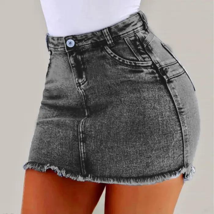 Jupe mini décontractée en polyester pour femmes, design sexy et élégant, ajustement parfait, polyvalente pour toutes les saisons et occasions