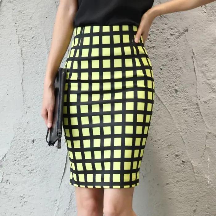Mode d'été grande taille jupe femme