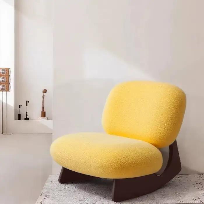 Chaises de salon à bascule pour balcon, chaises de salon tatami, sièges uniques, chaises de salon avec support dorsal, chaise longue, mobilier de maison
