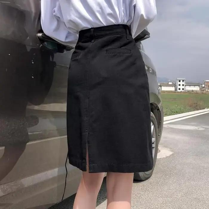 Jupe Vintage en Denim pour Femme