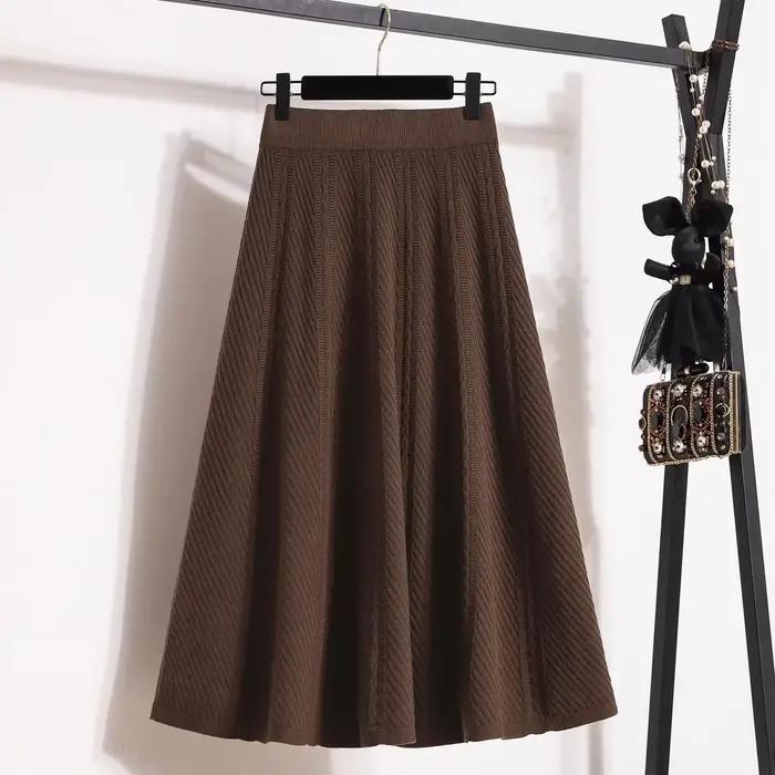 Jupe tricotée pour femmes
