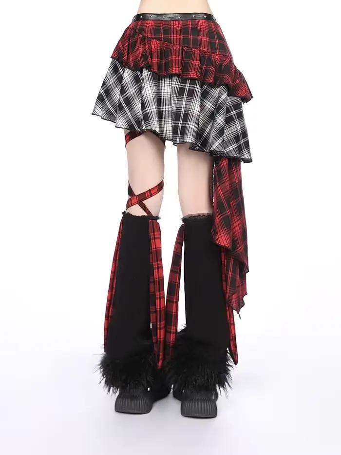Jupe Gothique Harajuku Grunge pour Femme