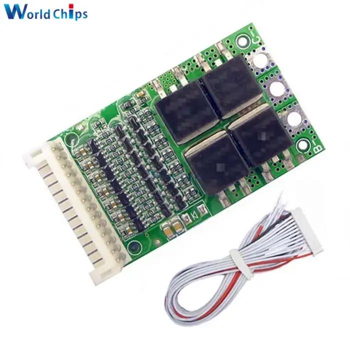 BMS 6S 7S 8S 9S 10S 11S 12S 13S 25A 4.2V Lithium Li-ion Lifepo4 carte de Protection de Charge de batterie Lifepo4 Pack BMS PCB PCM