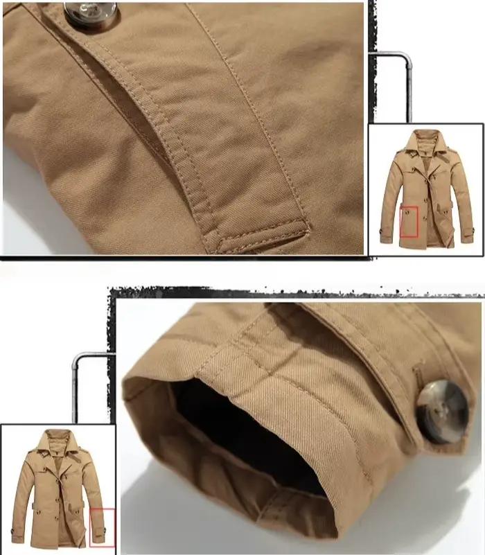 Veste doublée polaire à manches longues pour hommes, manteau chaud à col de nouveau style d'hiver, disponible en noir, bleu, kaki et vert armée.