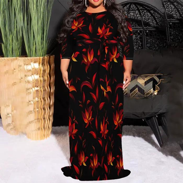 Robe longue Maxi grande taille