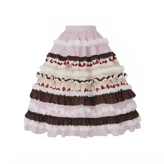 Jupe longue vintage pour femme