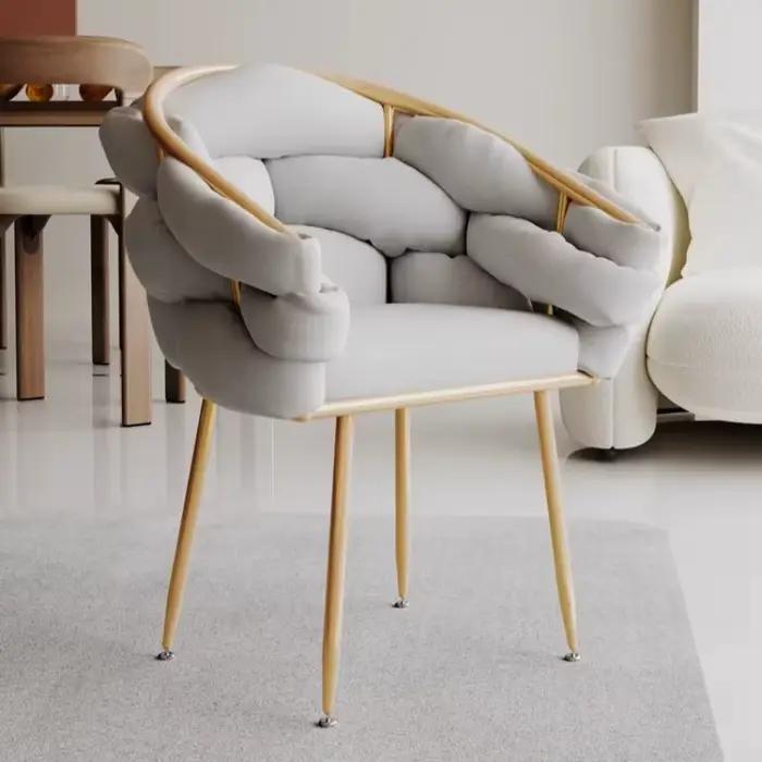 Fauteuils de salon de luxe relaxants, fauteuils de salon individuels pour jeux vidéo, fauteuils de salon au design classique, accessoires de mobilier