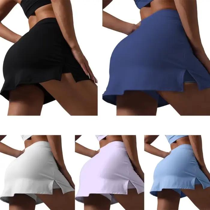 Jupe Tennis taille haute avec short intégré