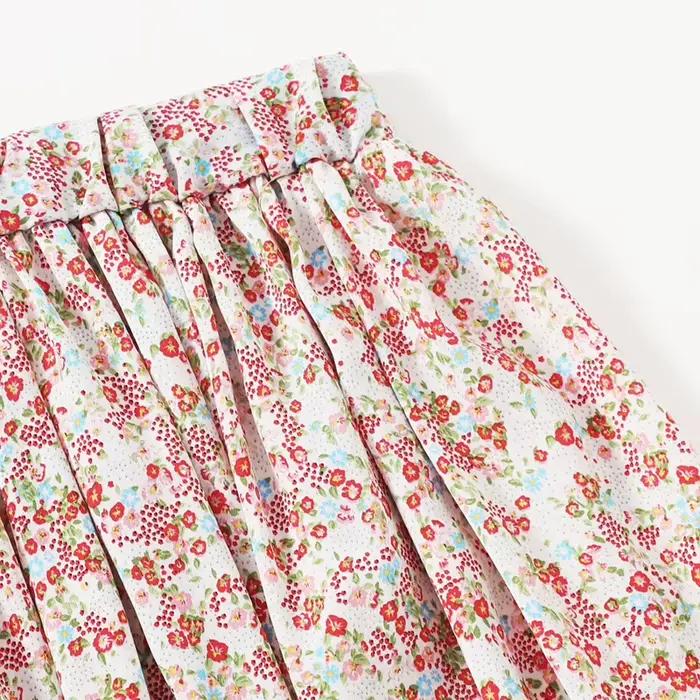 Jupe trapèze décontractée en mousseline de soie, grande taille, imprimé Floral, pour femmes, taille haute élastique, élégante, style Boho, bas grande taille 7XL 8XL, été
