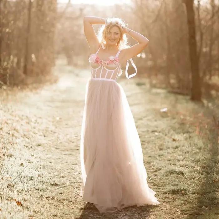 Robe de mariée Corset bohème