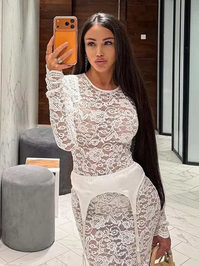 Robes longues moulantes pour femmes