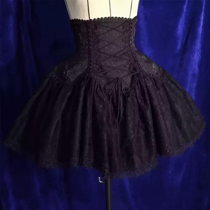 Jupe courte en dentelle SK