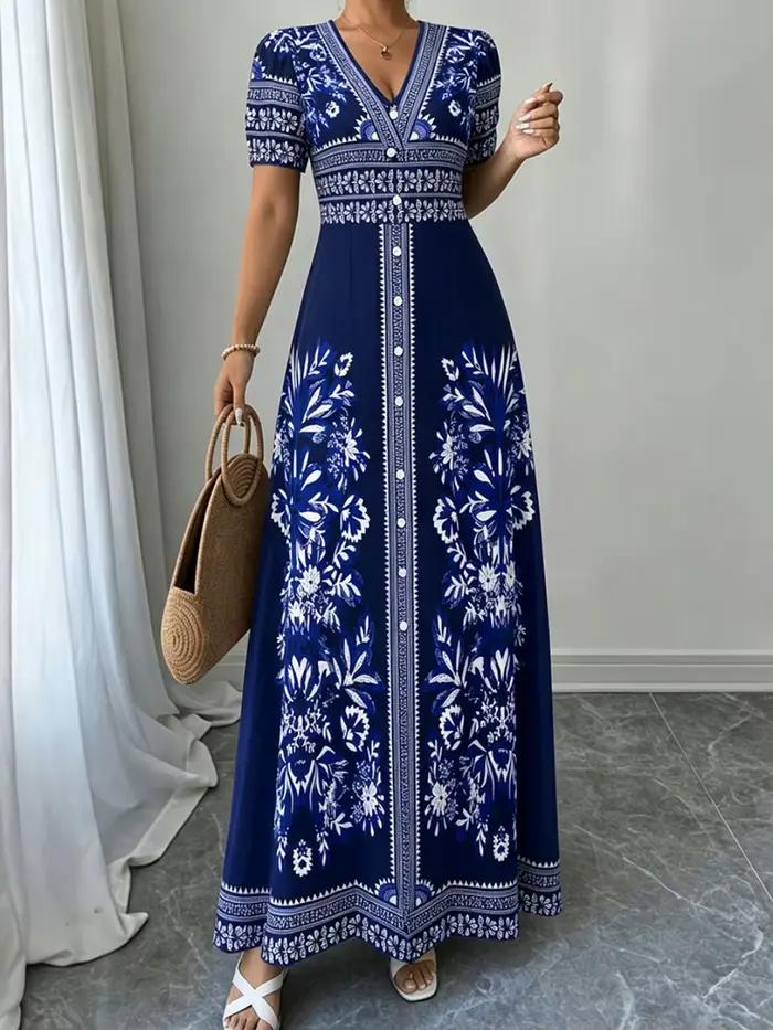 Robe longue bohème pour femme