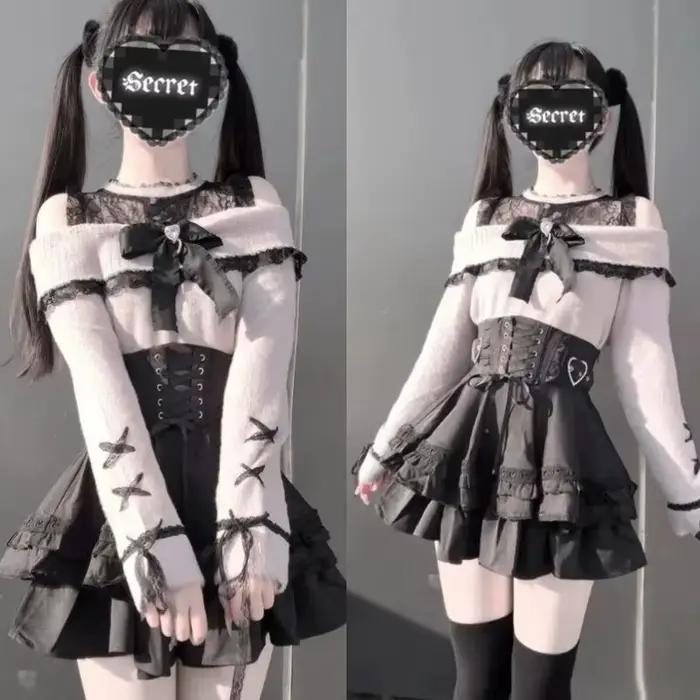 Jirai kei – jupe pull JK