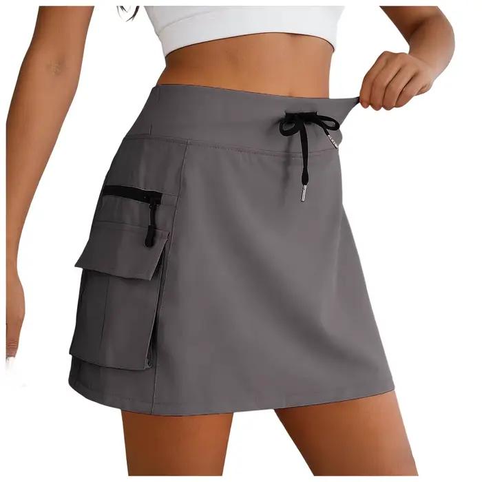 Jupe courte cargo pour femme