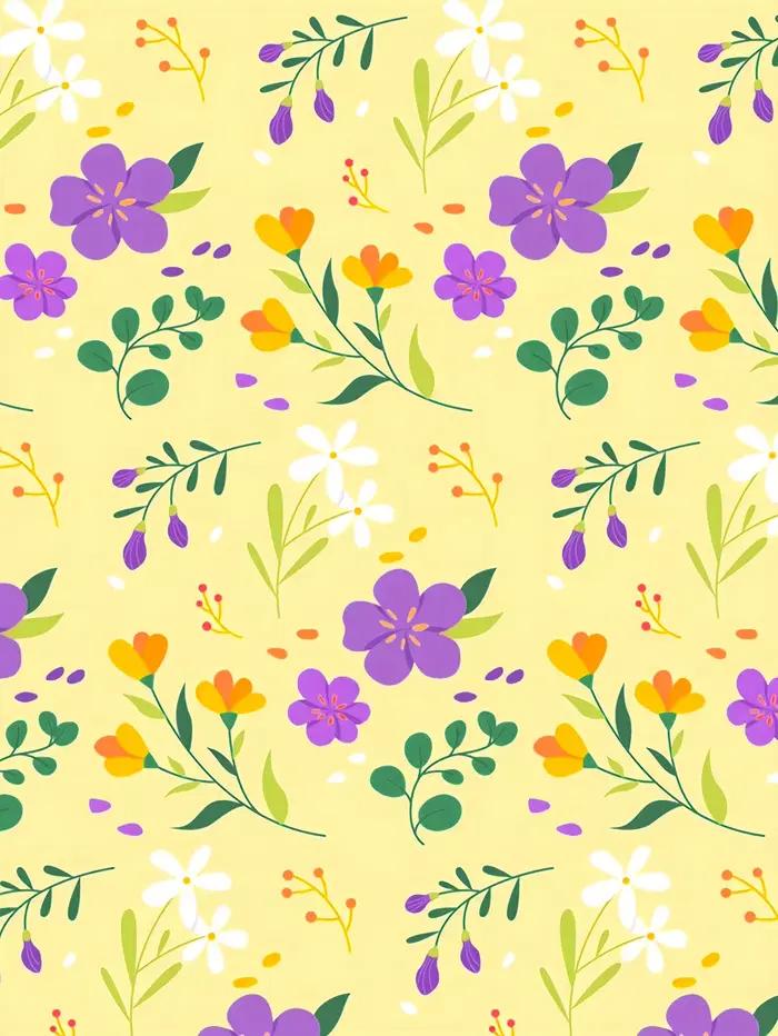 Mini jupe imprimée jaune taille haute pour filles
