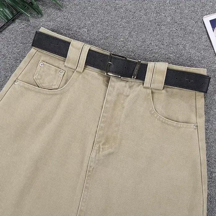 Nouvelle mode d'été décontracté coton marque femmes filles mini jupe en jean