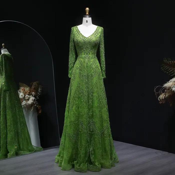 Sharon Said – robe de soirée vert citron