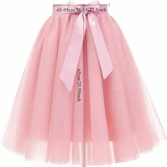 Jupe Tutu plissée en Tulle pour femmes et adultes
