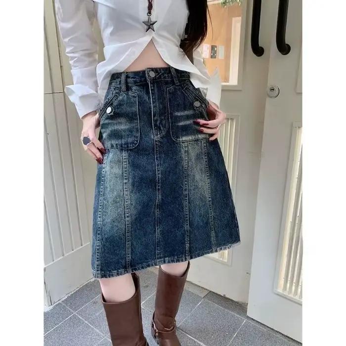 Jupe en jean Vintage américaine