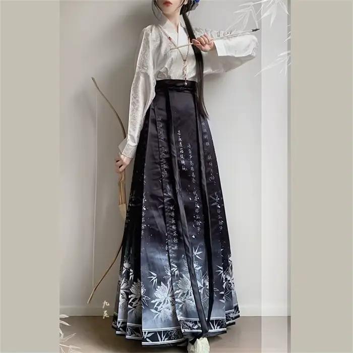 Jupe Hanfu de Style chinois
