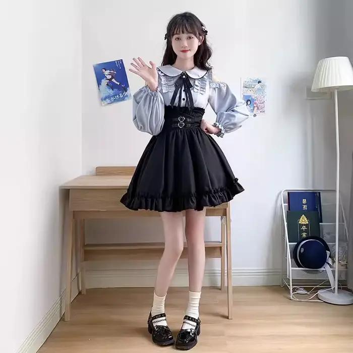 Jupe courte noire pour femme