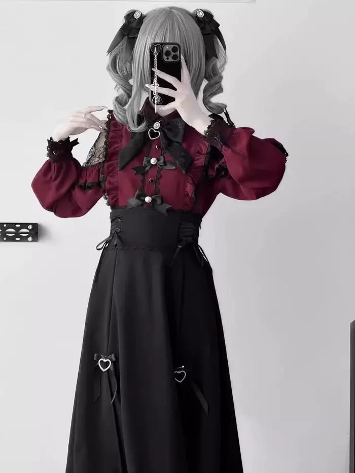 Chemise Jirai kei, jupe JK