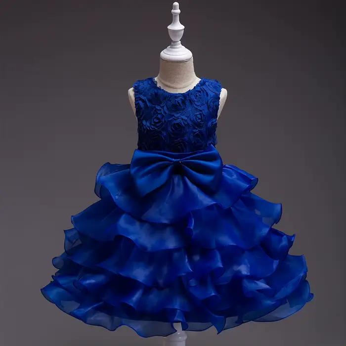 Robe de mariée avec nœud papillon pour fille
