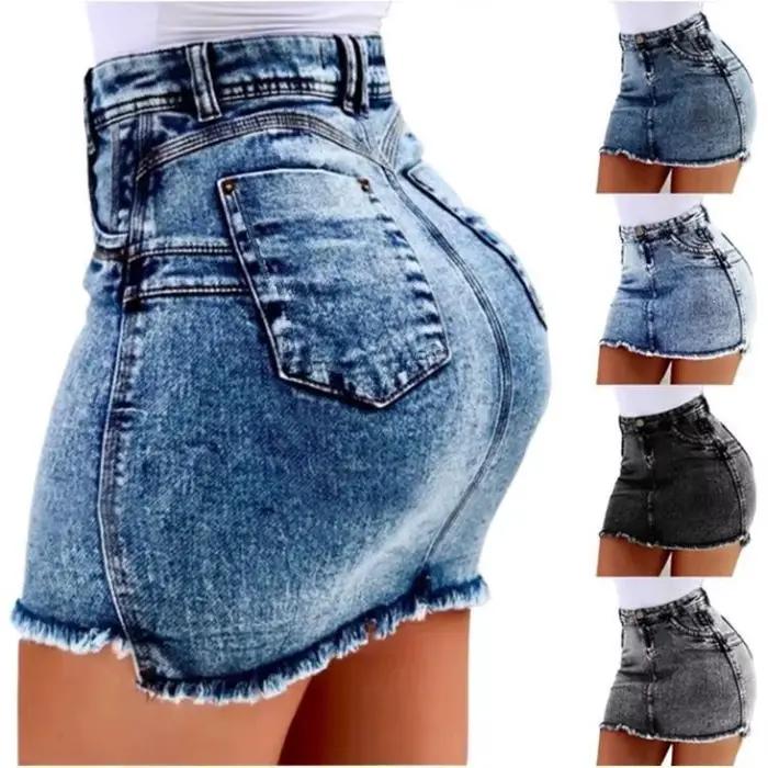 Mini-jupe en jean sexy et chic