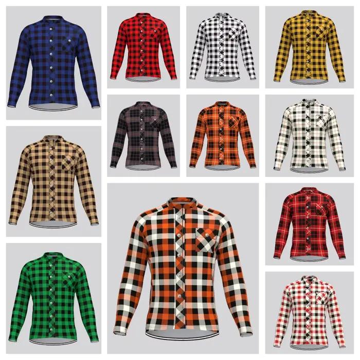 Maillot de cyclisme à manches longues pour hommes, vêtements fins de vélo d'autoroute de montagne, printemps-automne