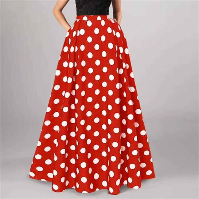 Jupe maxi bohème pour femmes