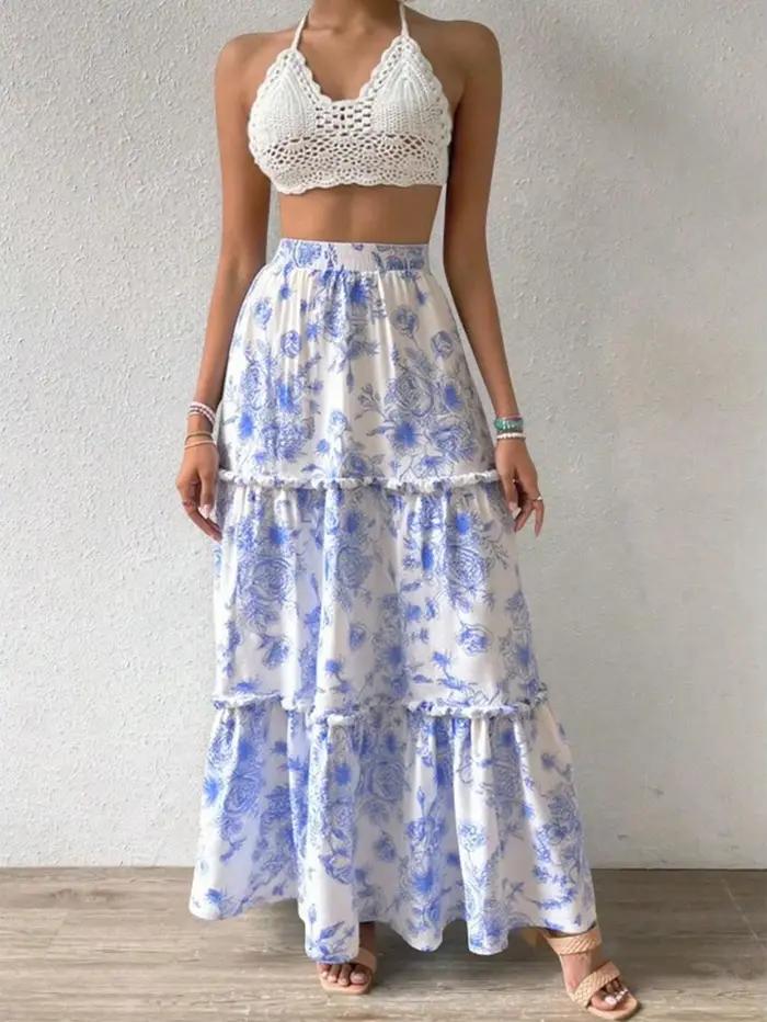 Jupe plissée de couleur blanche pour femme, vêtement taille haute, couleur unie, confortable, style gâteau, automne