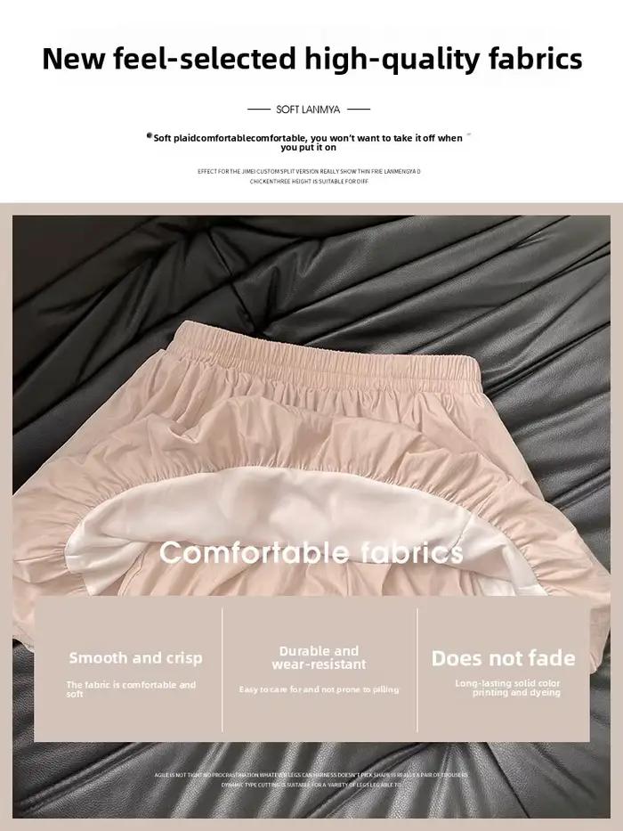Mini jupe trapèze taille haute pour femmes