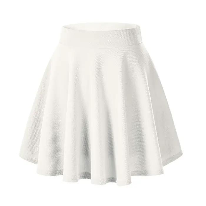 Jupe femmes mode basique Stretch évasé