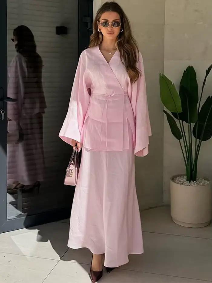 Ensemble chemise et jupe Chic pour femmes